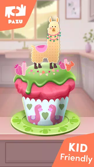 Jogos de cozinhar cupcake Screenshot 2