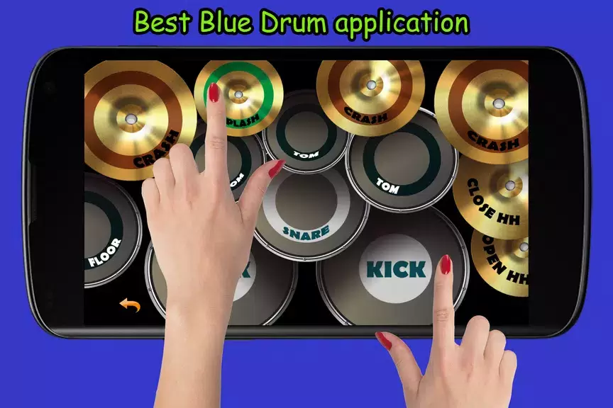 Blue Drum - Piano スクリーンショット 2