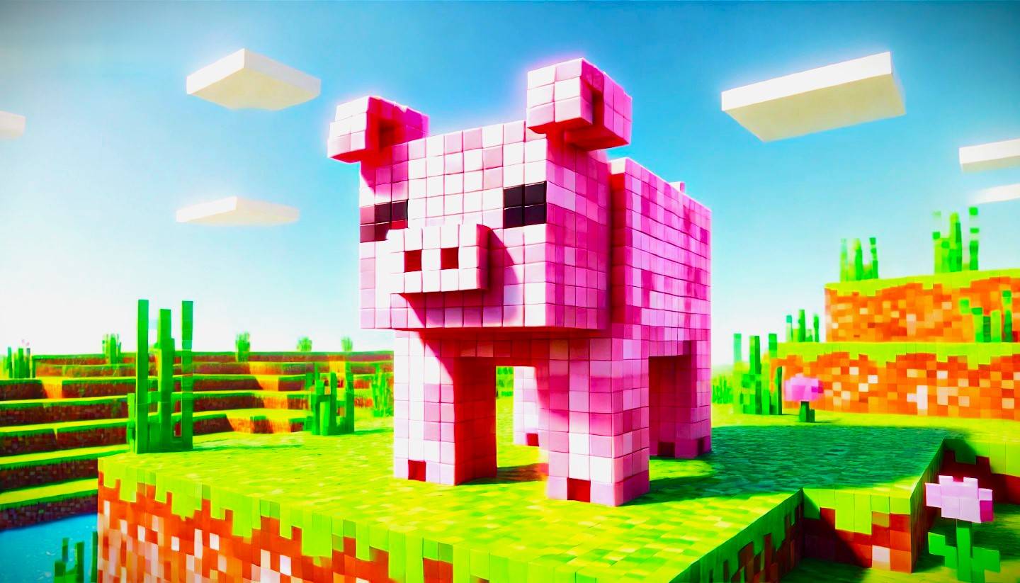 “ Minecraft的粉红色猪：它们的角色和魅力”