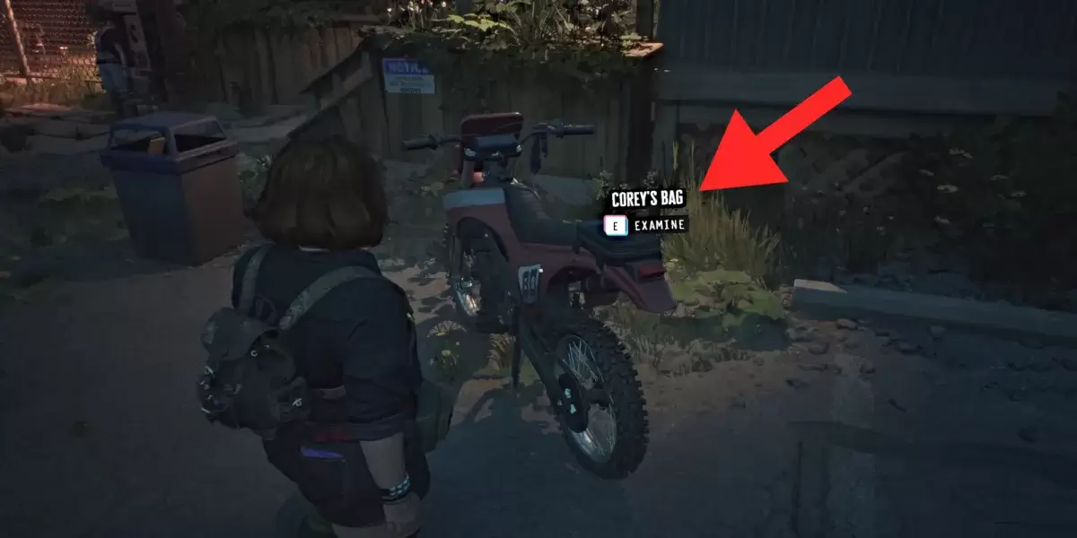 Corey's bike in Lost Records Bloom and Rage