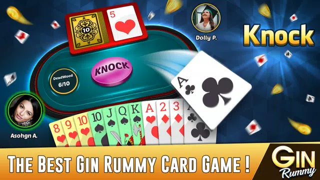 Gin Rummy Offline Card Game Zrzut ekranu 0