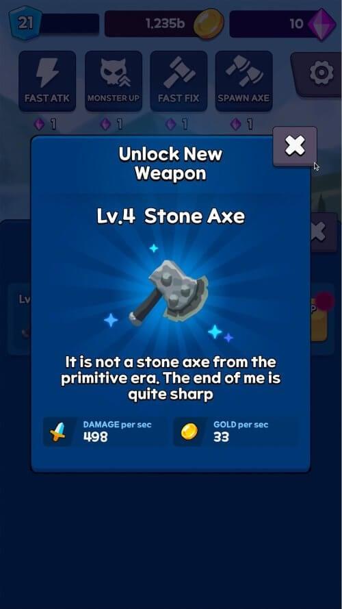 Ultimate Axe Clicker Screenshot 2