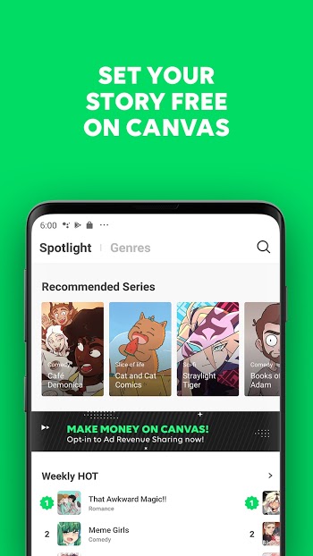 Webtoon Mod Capture d'écran 0