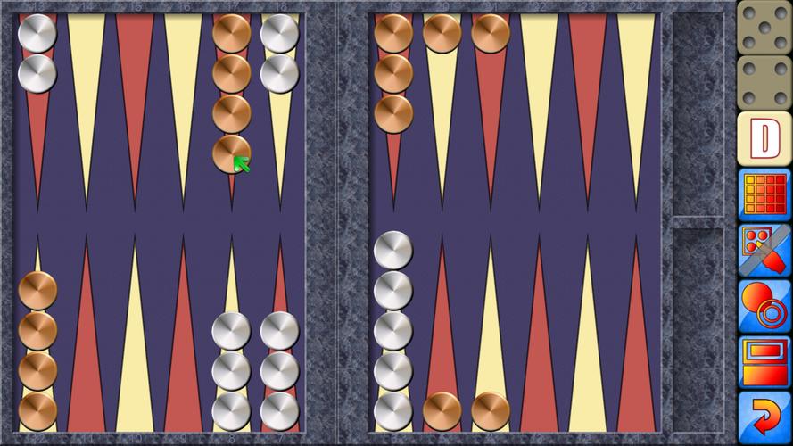 Backgammon V+ 螢幕截圖 3
