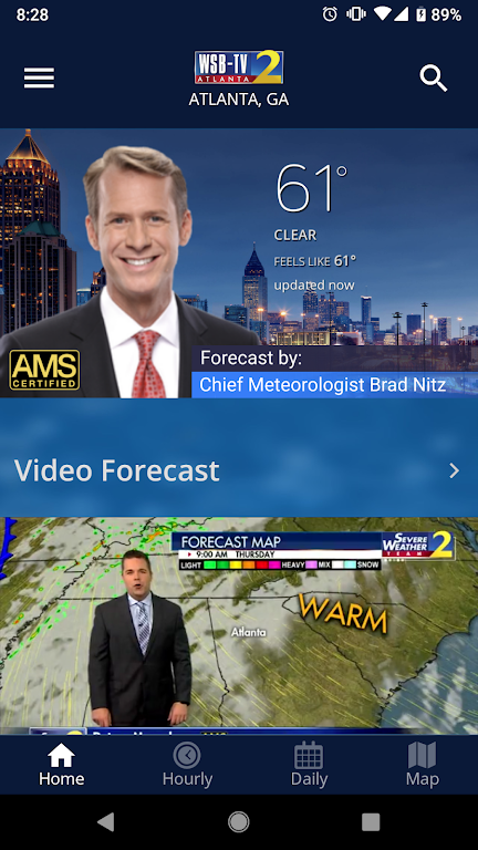 WSB-TV Weather Screenshot 1