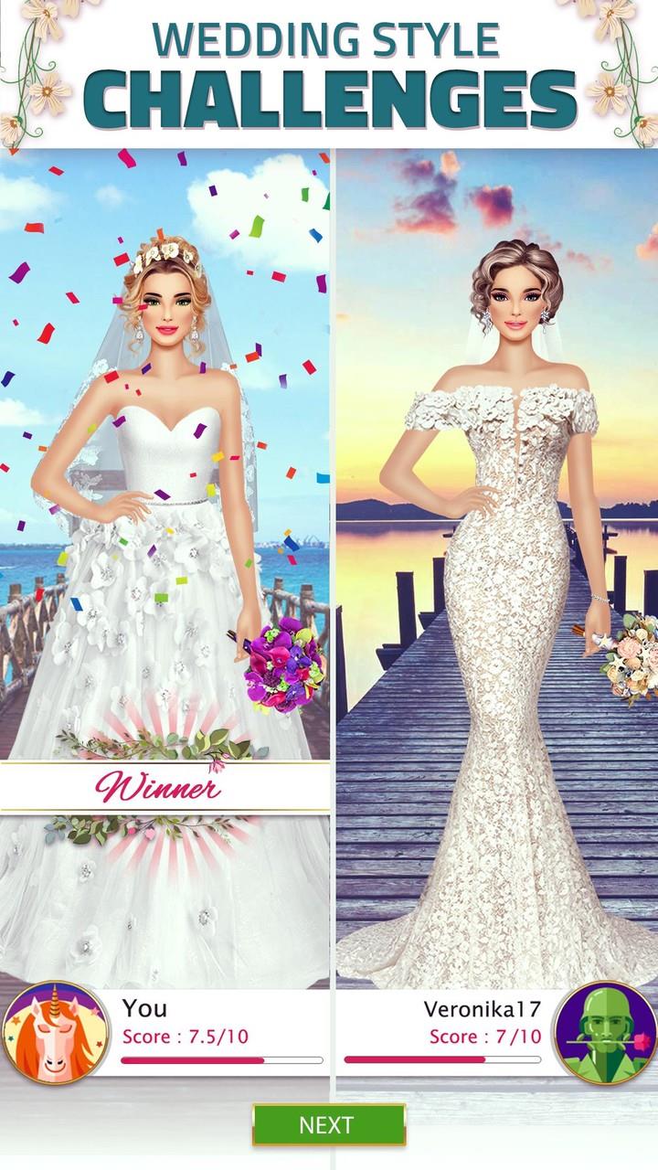 Super Wedding Dress Up Stylist Ekran Görüntüsü 3