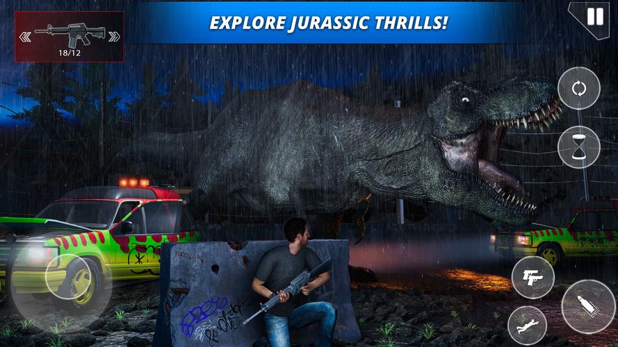 Jurassic Zoo Dinosaur Hunting 螢幕截圖 0