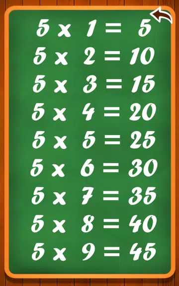 Learn multiplication table 螢幕截圖 2