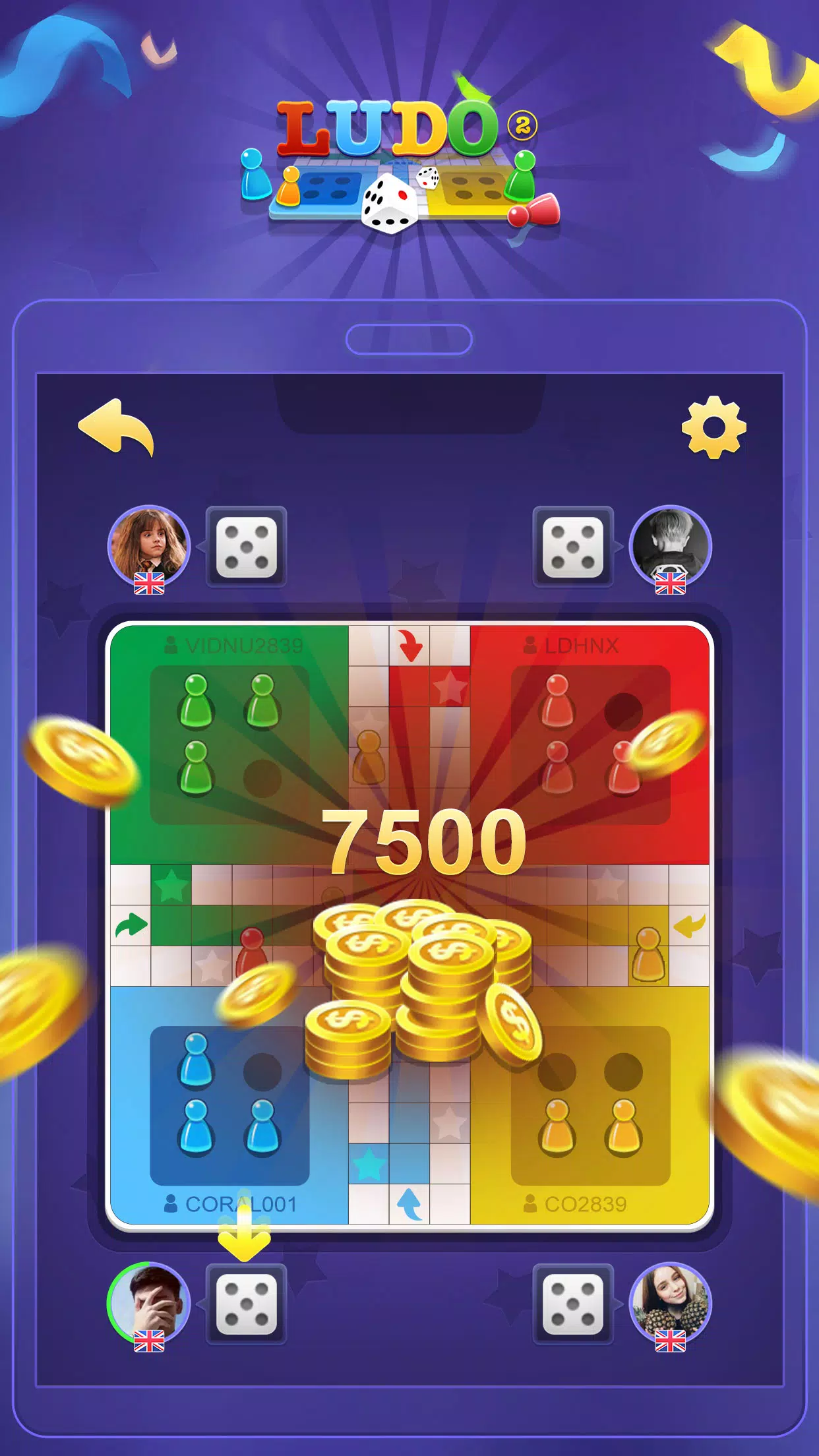 Ludo Master-Offline Star king 螢幕截圖 2