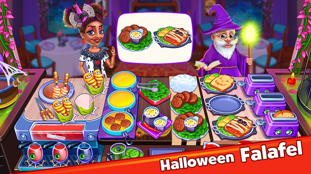 Halloween Madness Cooking Game Ekran Görüntüsü 1