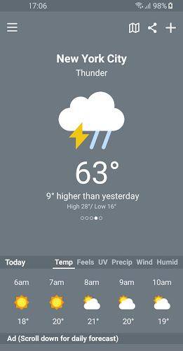 Weather & Clima - Weather Sky ဖန်သားပြင်ဓာတ်ပုံ 1