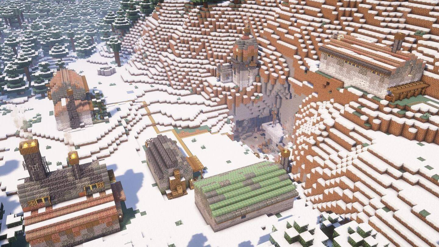 graines de biome de neige minecraft