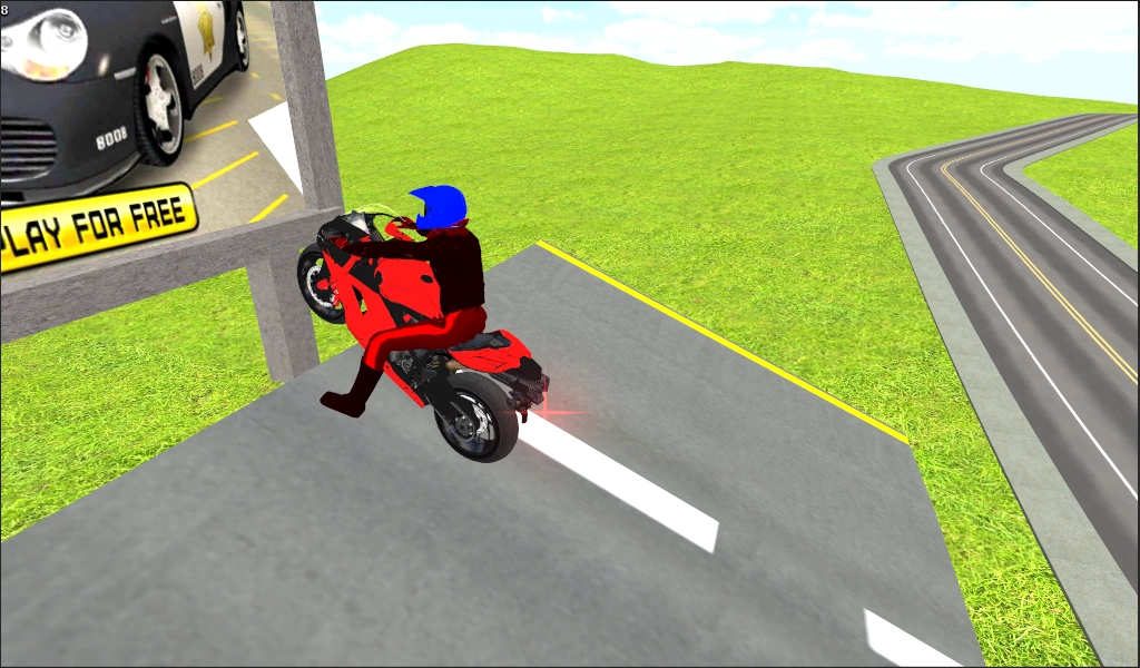 Motorbike Stunt Race 3D Captura de tela 3