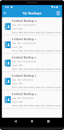 Contacts Backup And Restore 스크린샷 2
