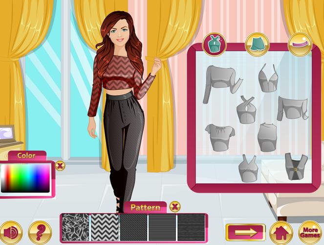 Model Star Girl Dress Up Games Captura de tela 0
