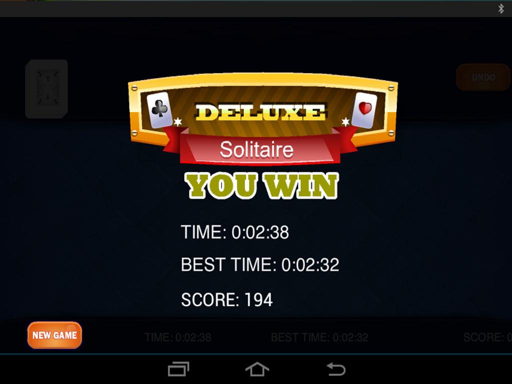 Deluxe Solitaire 螢幕截圖 2