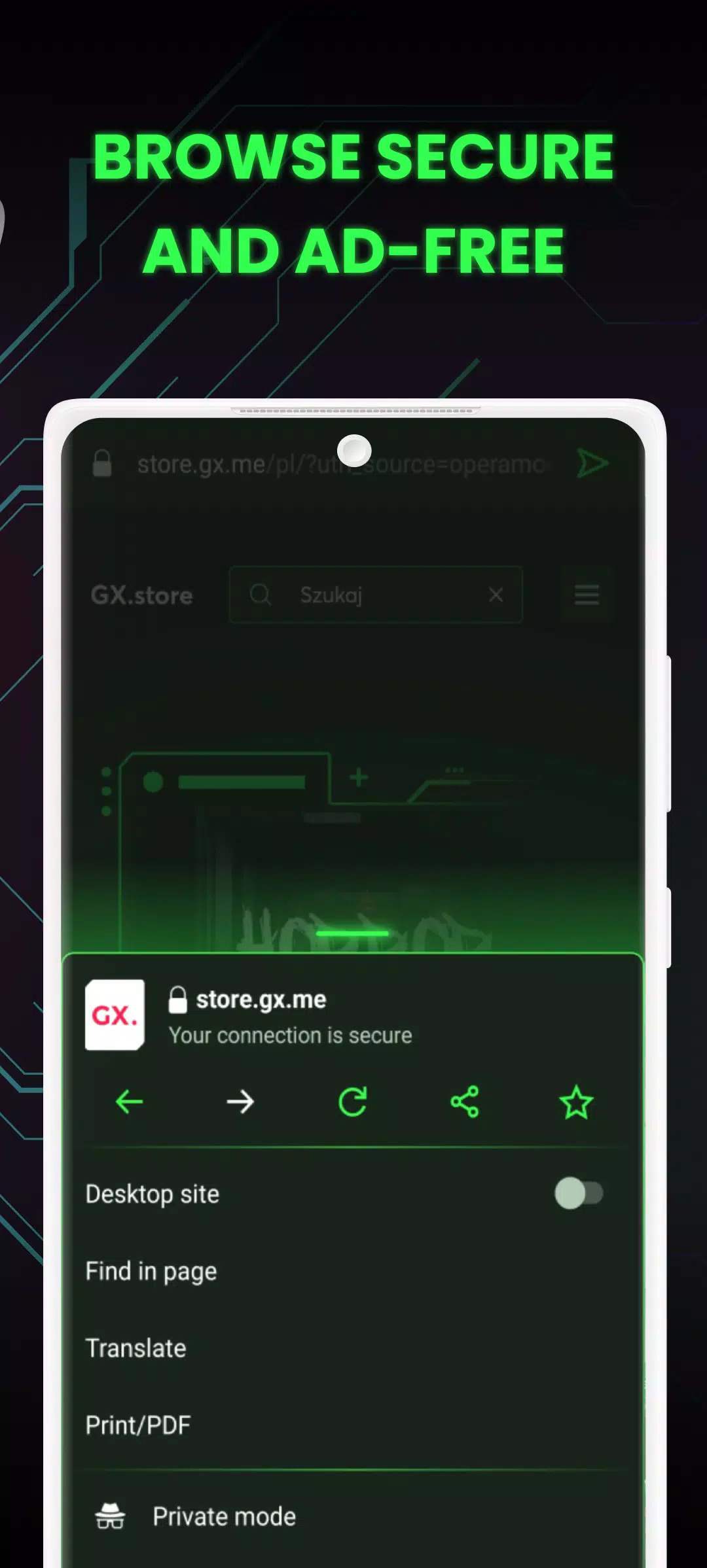Opera GX Ảnh chụp màn hình 2