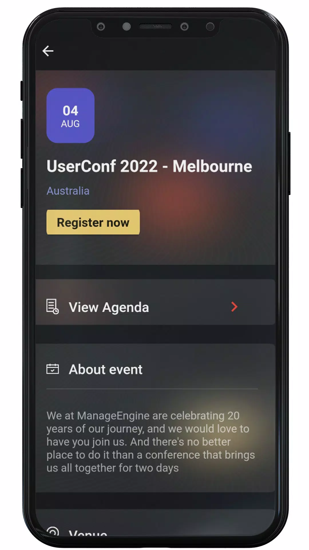 ManageEngine Events Screenshot 3