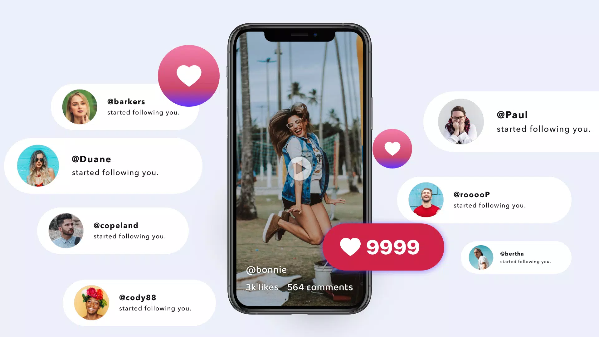 TikFamous - 增加粉絲和追蹤數 螢幕截圖 1