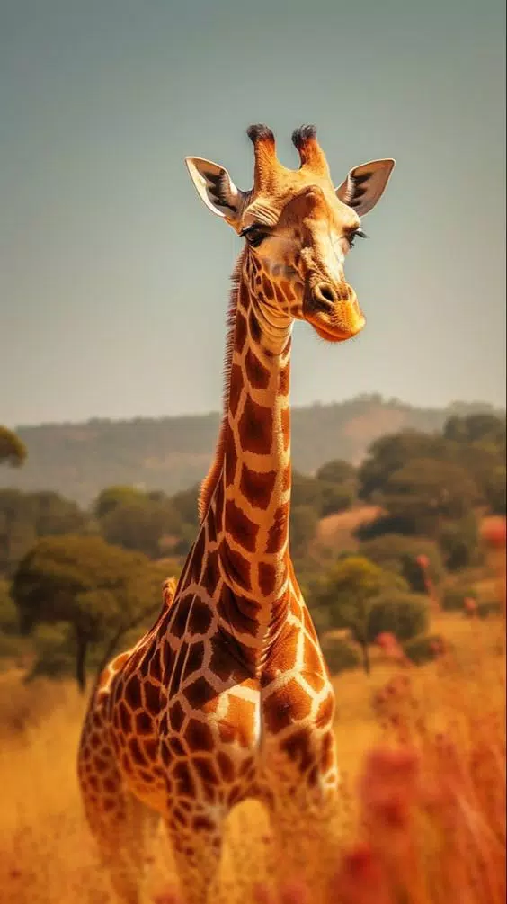 Giraffe Wallpaper HD スクリーンショット 0