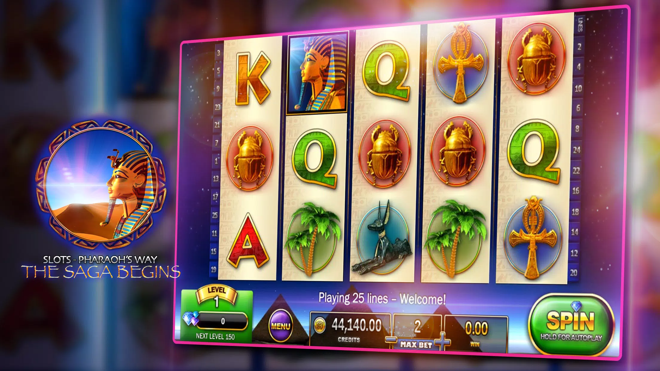 Slots - Pharaoh's Way Casino 스크린샷 2