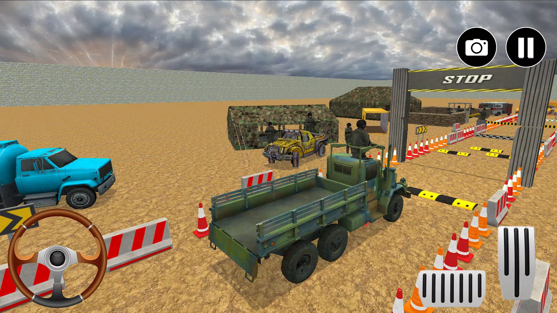 Army Truck Game Simulator 3D ภาพหน้าจอ 1