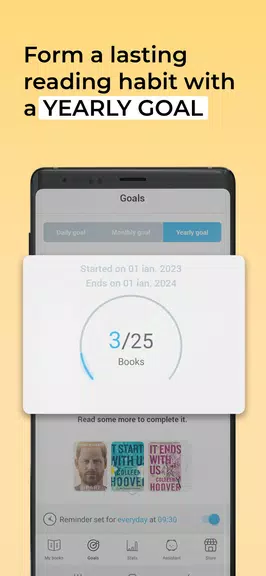 Bookly: Book & Reading Tracker Tangkapan skrin 3