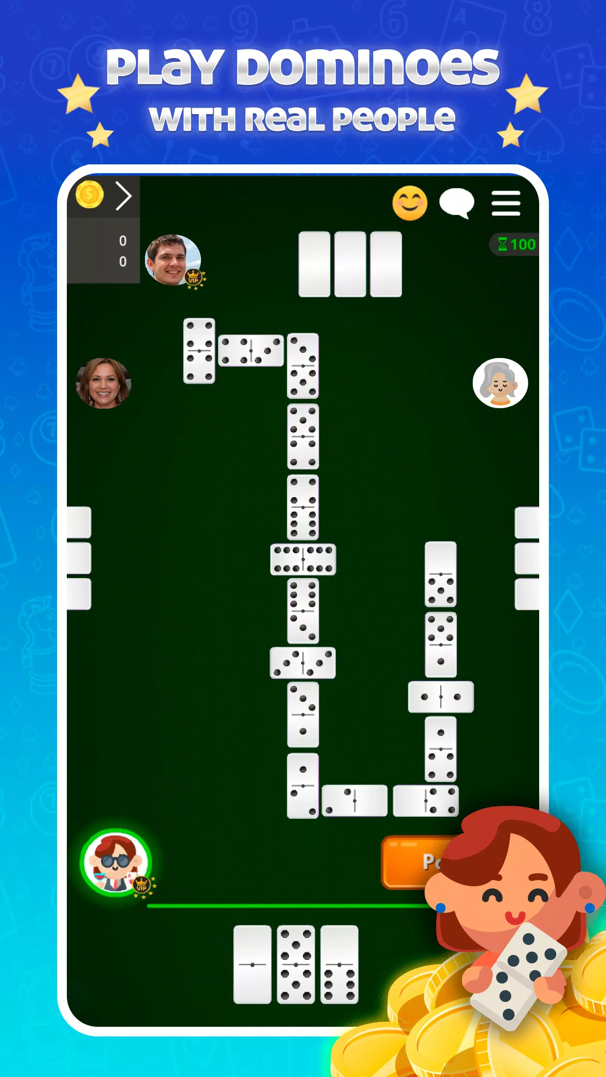 Dominoes Online - Classic Game Schermafbeelding 0