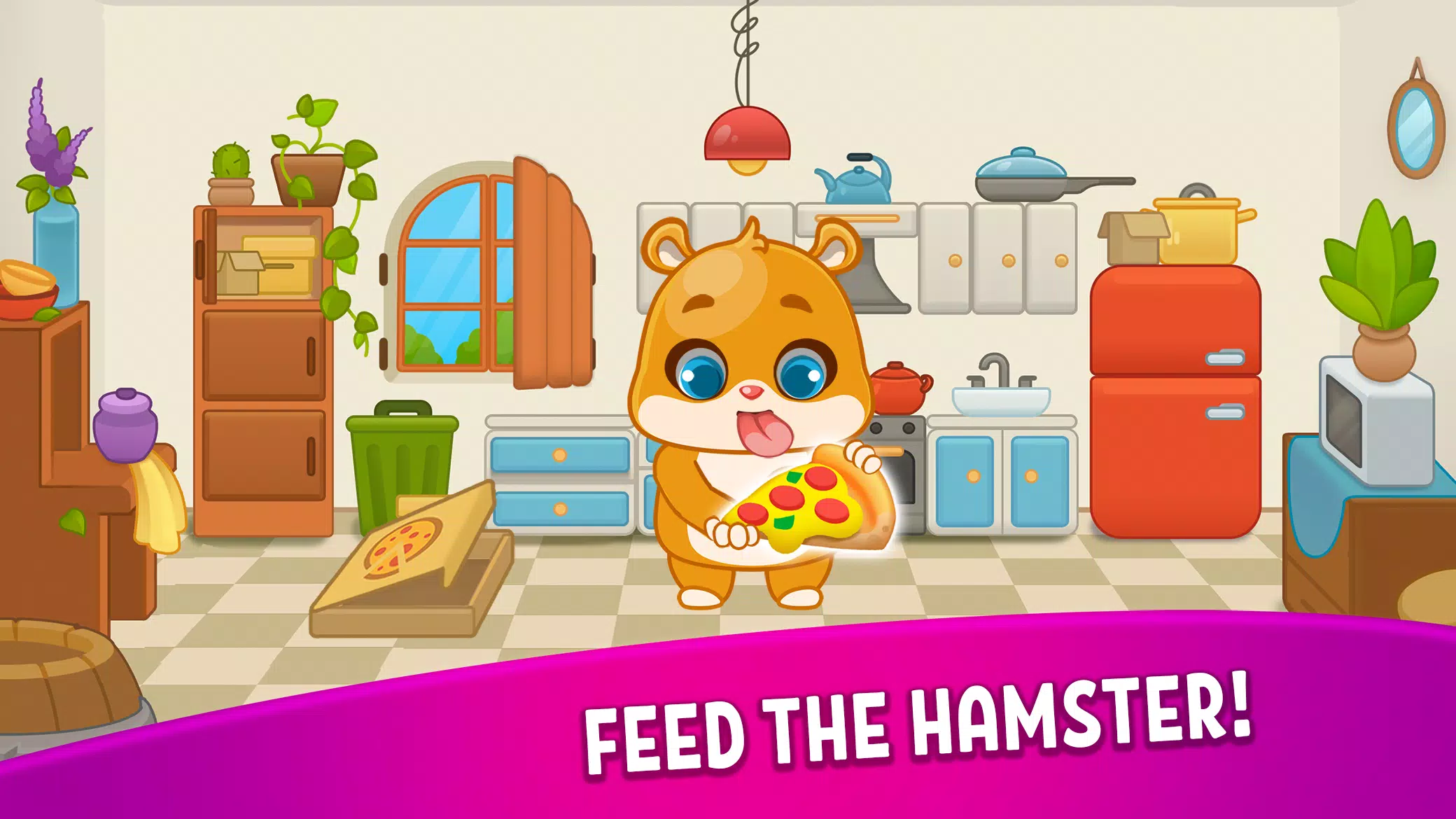 Hamster House: Kids Mini Games Скриншот 1