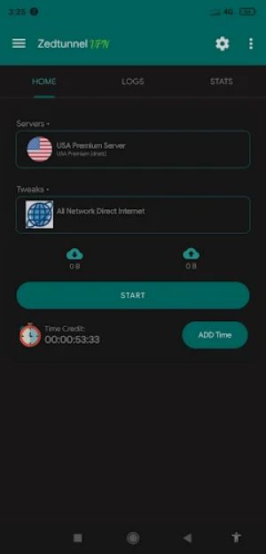 Zedtunnel VPN Скриншот 2