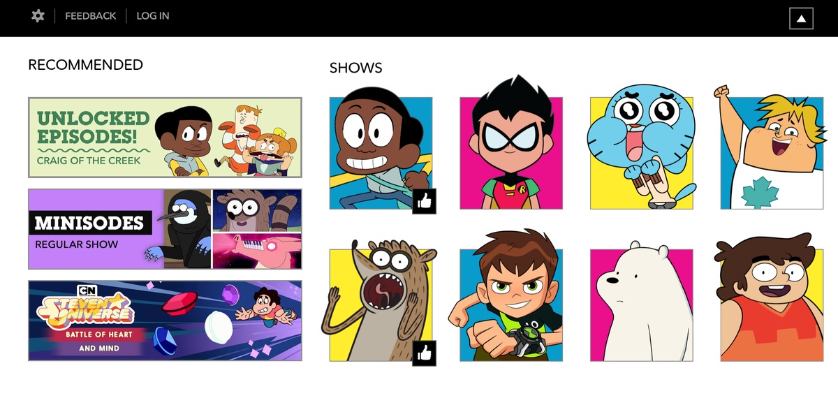 Cartoon Network App ဖန်သားပြင်ဓာတ်ပုံ 1