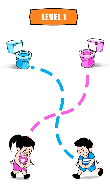 Path To Toilet - Draw The Line 스크린샷 0