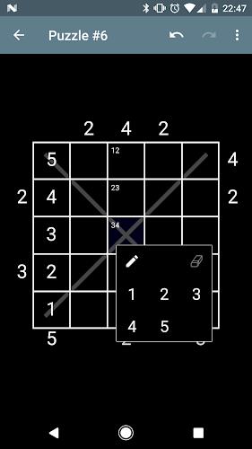 Skyscrapers Number Puzzle Tangkapan skrin 2