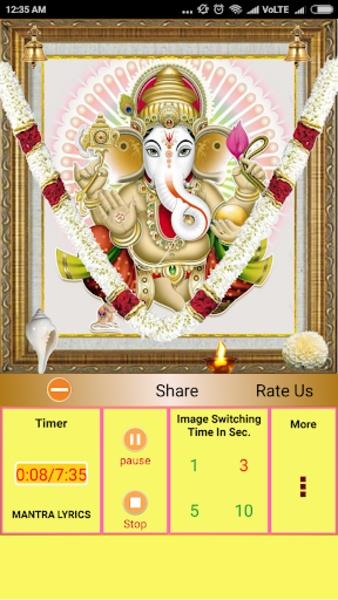 Powerful Ganesh Mantra Ảnh chụp màn hình 1