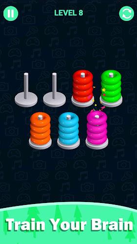 Stacolor: Hoop Stack Ring Game 螢幕截圖 2