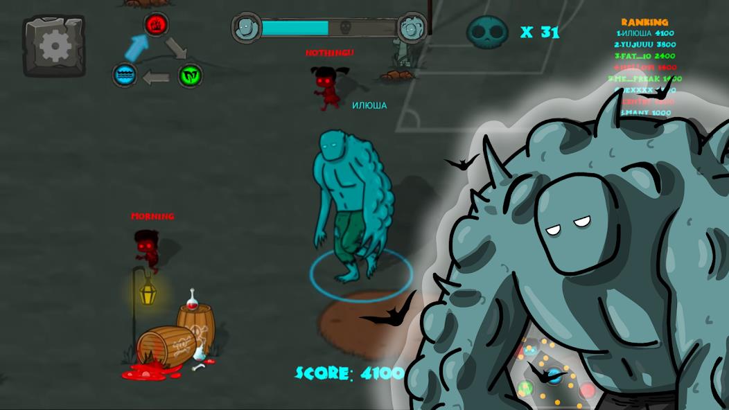 Zombeat.io - io games zombies Mod 螢幕截圖 1