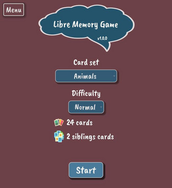 Libre Memory Game スクリーンショット 1