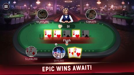 UltraWin Poker - Texas Holdem স্ক্রিনশট 1