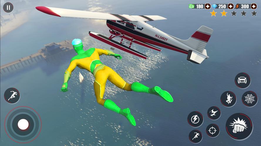 Super Rope Hero: Crime City Capture d'écran 2