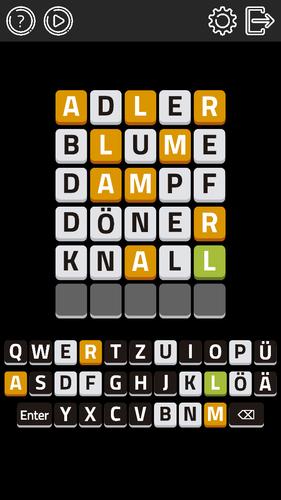 Wördel - tägliches Wortspiel 스크린샷 1