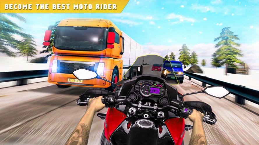 Highway Traffic Bike Race Moto Screenshot 0