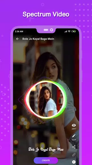 Vido : Video Status Maker ဖန်သားပြင်ဓာတ်ပုံ 2