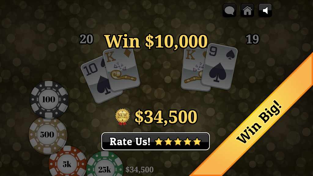 New Years Blackjack 螢幕截圖 2