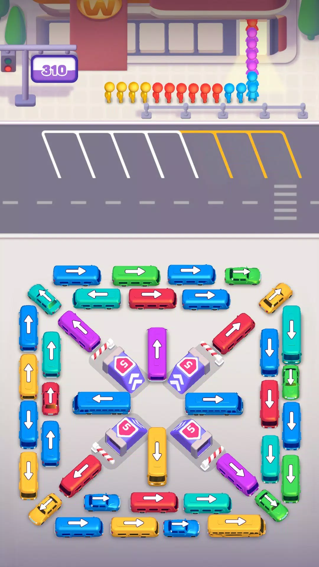 Bus Away: Traffic Jam Скриншот 3