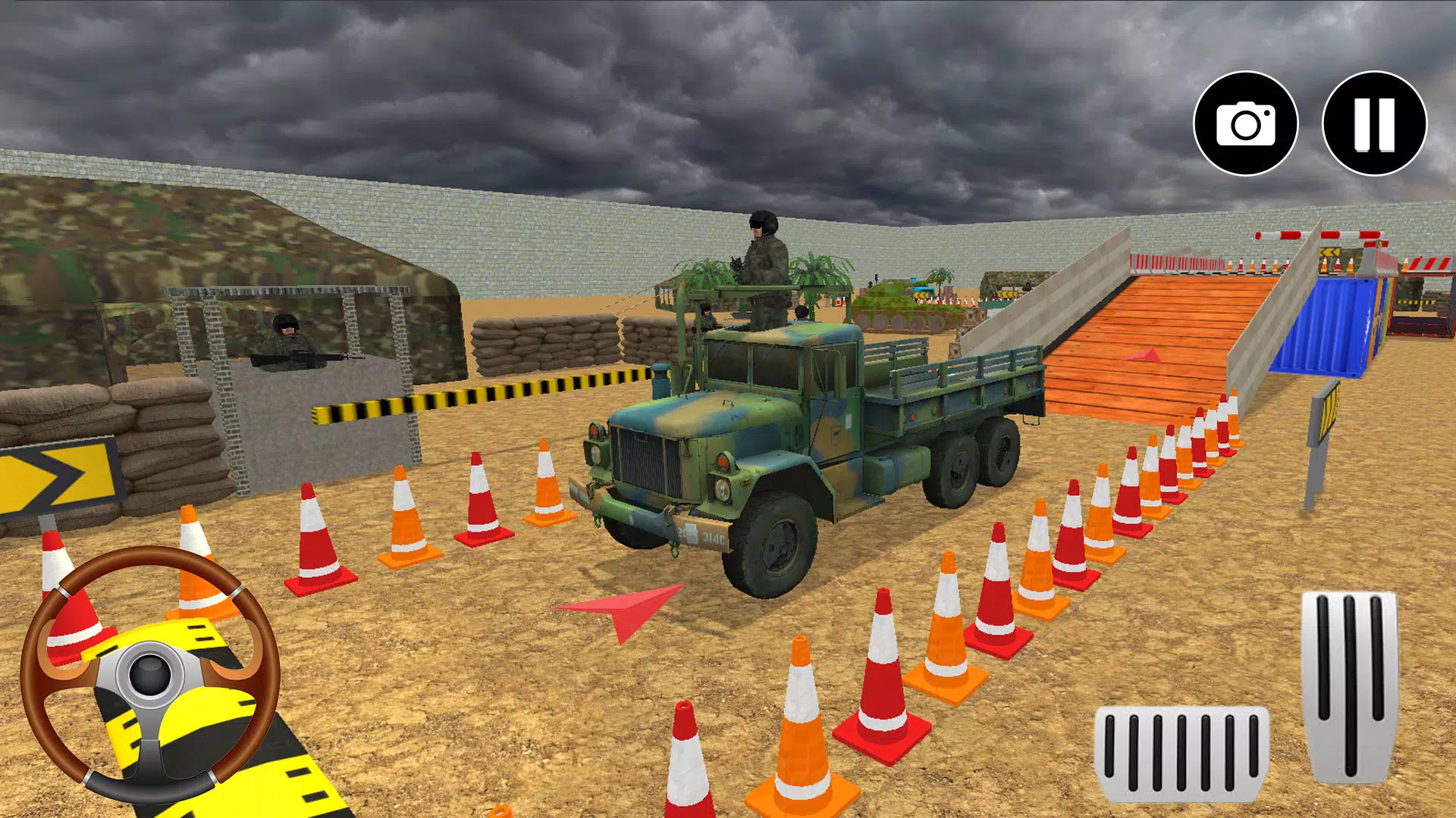 Army Truck Game Simulator 3D 螢幕截圖 2