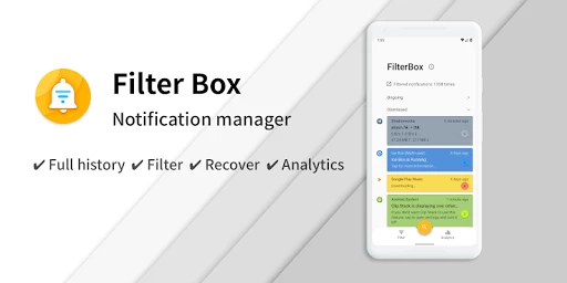 FilterBox Notification Manager Schermafbeelding 0