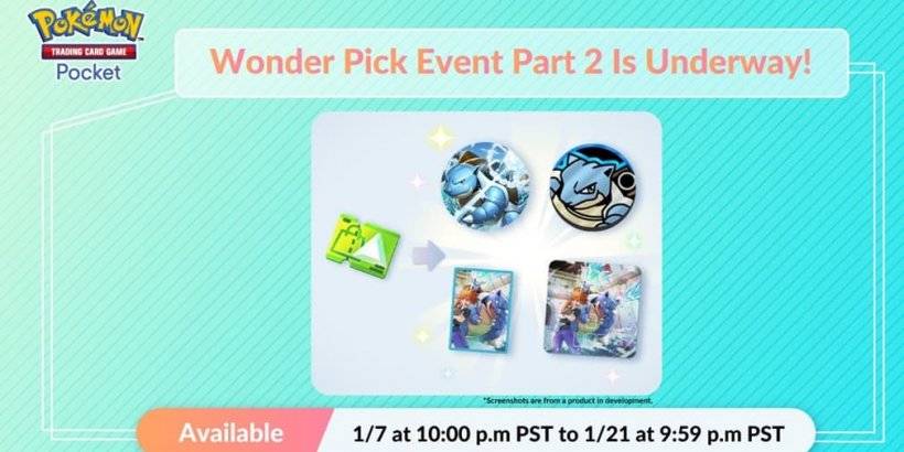 Pokémon TCG Pocket은 Fan-Favourite Blastoise의 귀환으로 최신 Wonder 이벤트를 계속합니다.