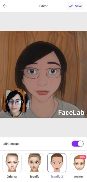 FaceLab Face Editor, Aging App Screenshot 2