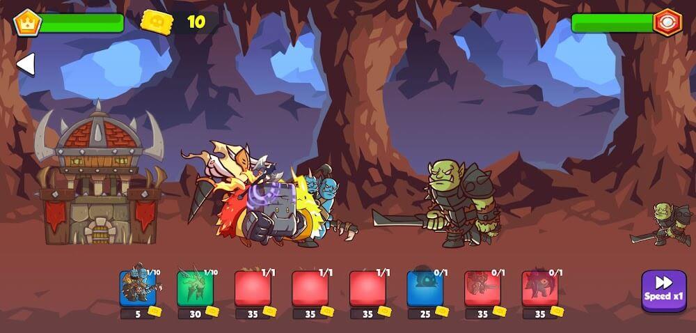 Heroes vs Monsters: Tower War Ekran Görüntüsü 3