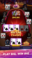 Mega Hit Poker: Texas Holdem Captura de pantalla 2